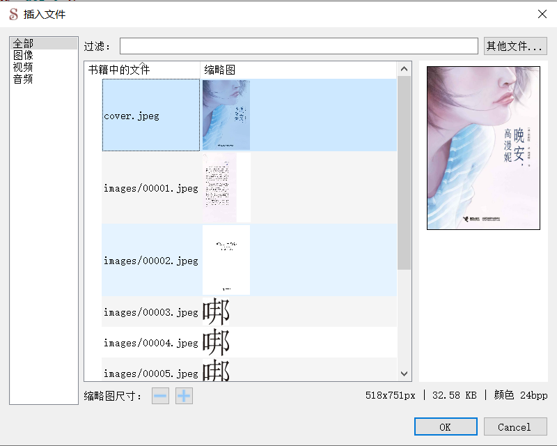 Image showing an image thumbnail.