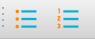 Image of List toolbar including unnumbered and numbered lists.
